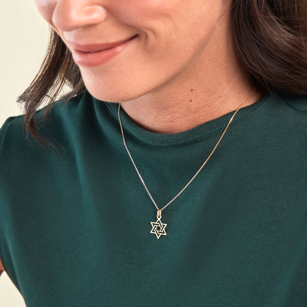 Pendentif Faigel Or Jaune - Pendentifs Famille | Histoire d’Or