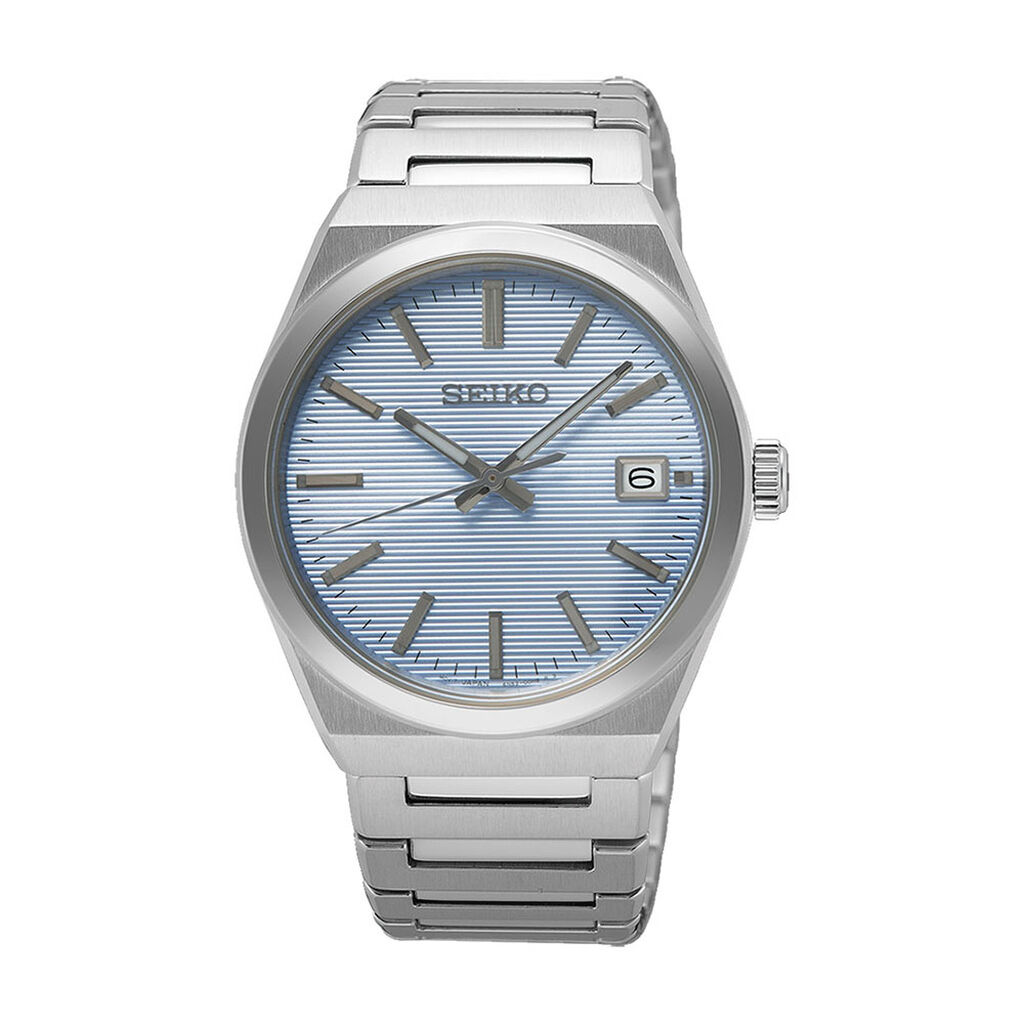 Montre Seiko Classique Bleu Sky - Montres Homme | Histoire d&rsquo;Or