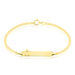 Bracelet Identité Etheline Maille Gourmette Or Jaune - Bracelets Communion Enfant | Histoire d’Or