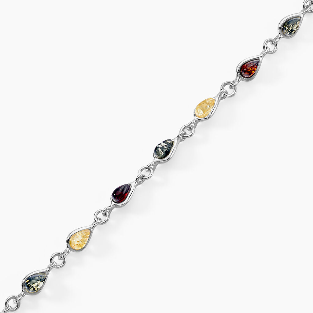 Bracelet Argent Blanc Weronika Ambre - Bracelets Femme | Histoire d’Or