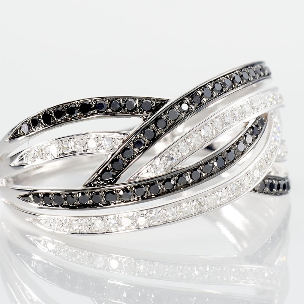 Bague Lola Or Blanc Diamant - Bagues avec pierre Femme | Histoire d&rsquo;Or