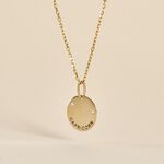 Pendentif Or Jaune Astraea Oxyde De Zirconium - Pendentifs Zodiaque Femme | Histoire d&rsquo;Or