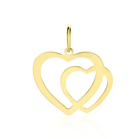 Pendentif Eudocie Coeurs Lisses Or Jaune - Pendentifs Coeur Femme | Histoire d’Or