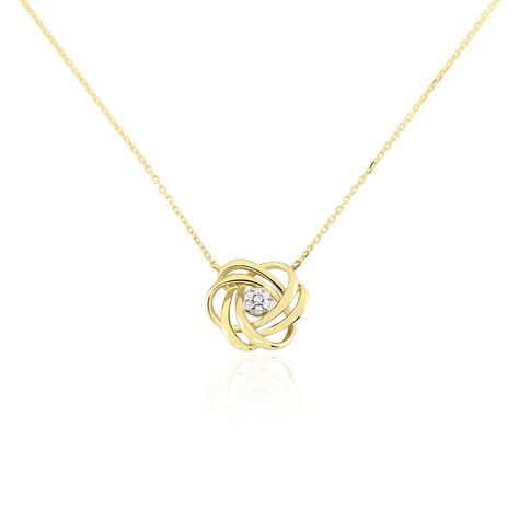 Collier Or Jaune Afua Diamants - Colliers Femme | Histoire d’Or