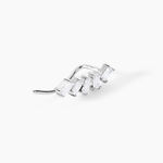 Boucles D'oreilles Grimpantes Adonia Argent Blanc Oxyde De Zirconium - Boucles d'oreilles fantaisie Femme | Histoire d&rsquo;Or