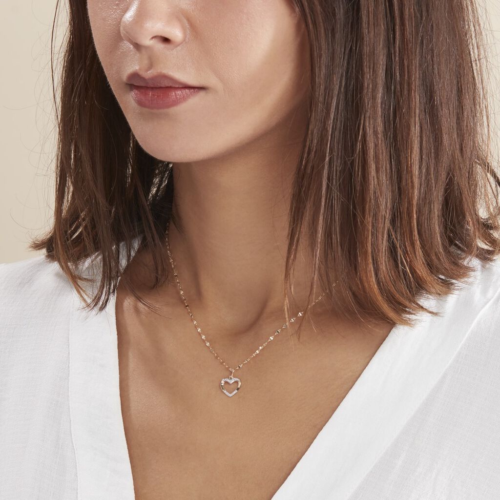Collier Kalliope Jaune Diamant Blanc - Colliers Femme | Histoire d’Or