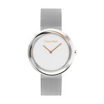 Montre Calvin Klein Twisted Bezel Blanc - Montres Femme | Histoire d&rsquo;Or