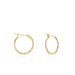 Créoles Siegfried Plaque Or Jaune - Boucles d'oreilles créoles Femme | Histoire d’Or