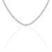 Collier Jeremi Maille Alternee 1/3 Et Plaquettes Argent Blanc - Chaines Femme | Histoire d’Or