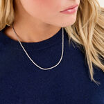 Collier Harlow Acier Blanc - Colliers fantaisie Femme | Histoire d&rsquo;Or