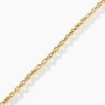 Bracelet Jerry Maille Corde Facettee Or Jaune - Bracelets cha&icirc;ne Femme | Histoire d&rsquo;Or
