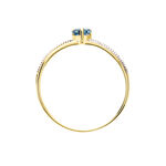 Bague Rory Or Jaune Topaze - Bagues solitaires Femme | Histoire d&rsquo;Or