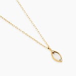 Collier Lucky Gems Or Jaune Nacre Oxyde De Zirconium - F&ecirc;te des m&egrave;res Femme | Histoire d&rsquo;Or