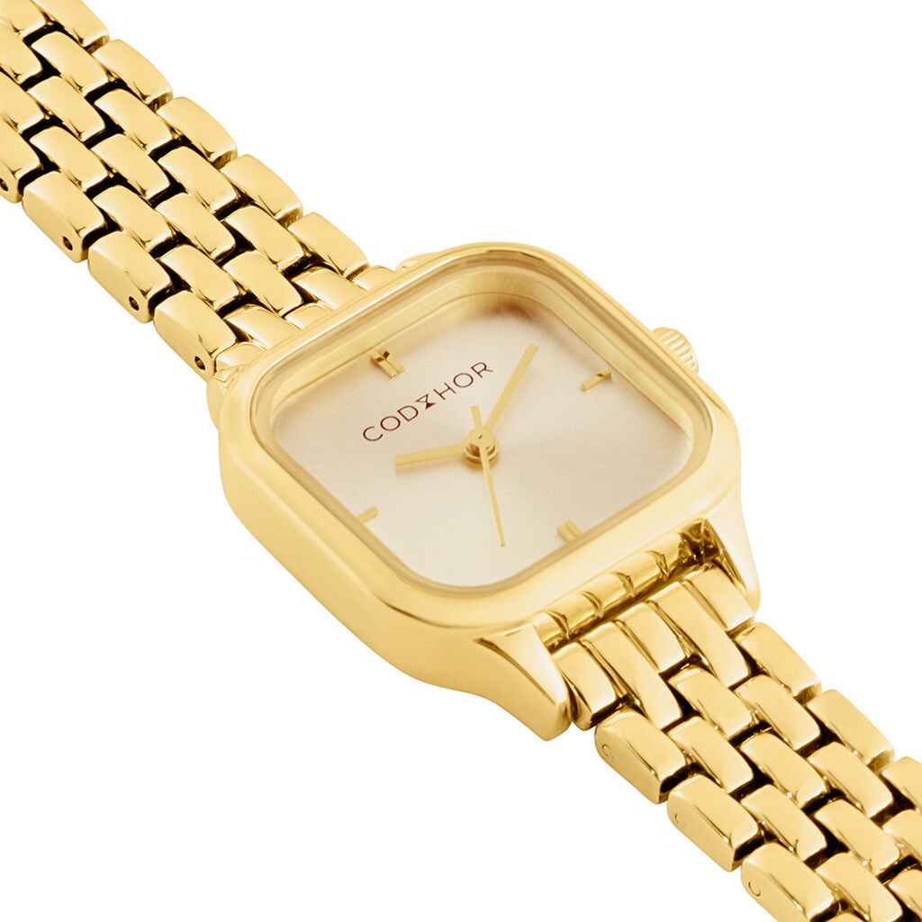Montre Codhor Laetitia Champagne - F&ecirc;te des m&egrave;res Femme | Histoire d&rsquo;Or
