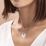 Collier Abyae Argent Blanc - Colliers fantaisie Femme | Histoire d&rsquo;Or