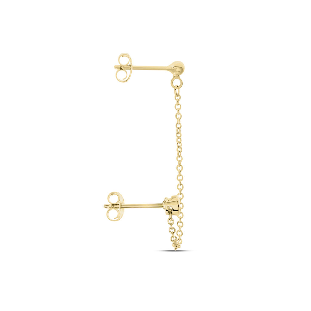 Bijoux D'oreille Unitaire Pendante Plaqué Or Jaune Dofi Oxyde - Boucles d'oreilles fantaisie Femme | Histoire d’Or