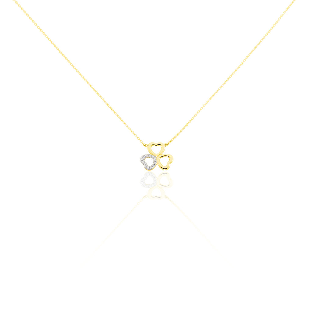 Collier Or Jaune Helisende Diamants - Colliers Femme | Histoire d’Or
