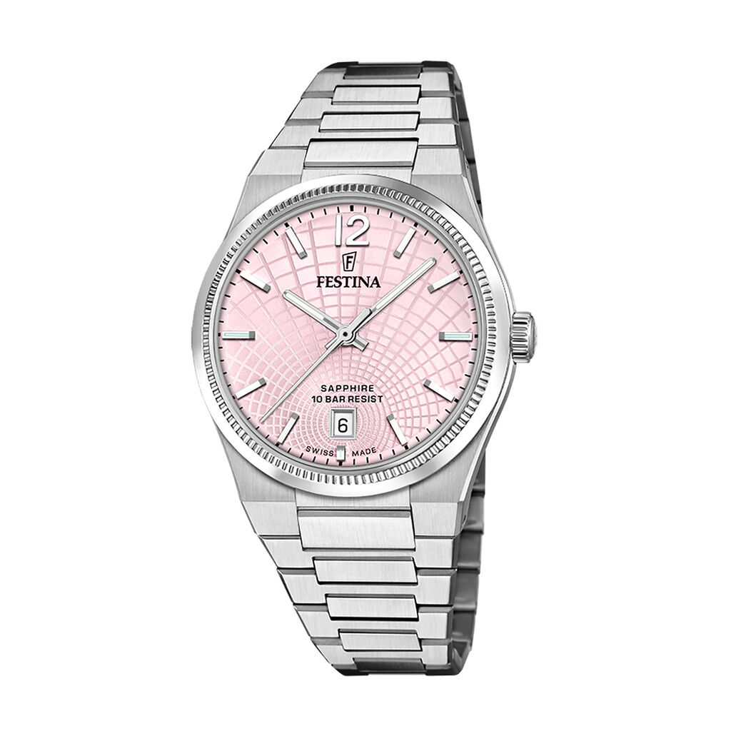 Montre Festina Swiss Made Rose - Montres suisses Femme | Histoire d’Or