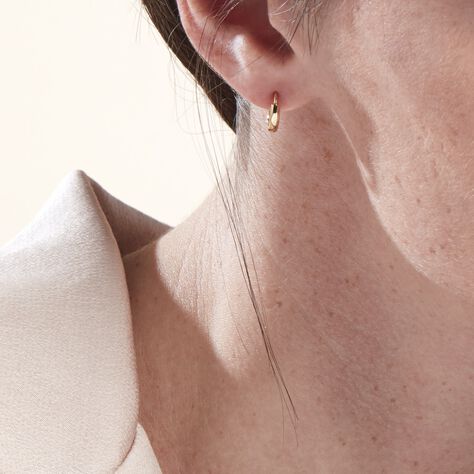 Créoles Plaqué Or Eva - Boucles d'oreilles créoles Femme | Histoire d’Or