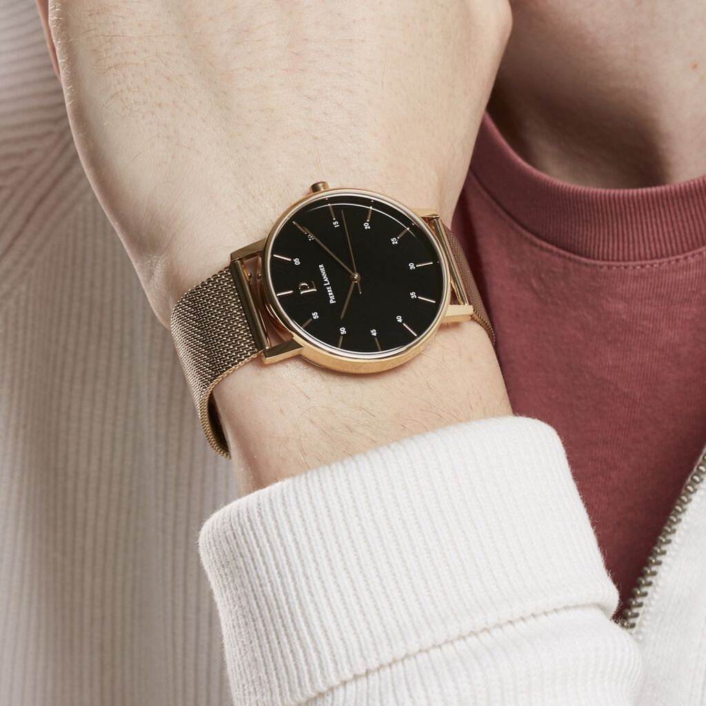 Montre Pierre Lannier Cityline Noir - Montres Homme | Histoire d’Or
