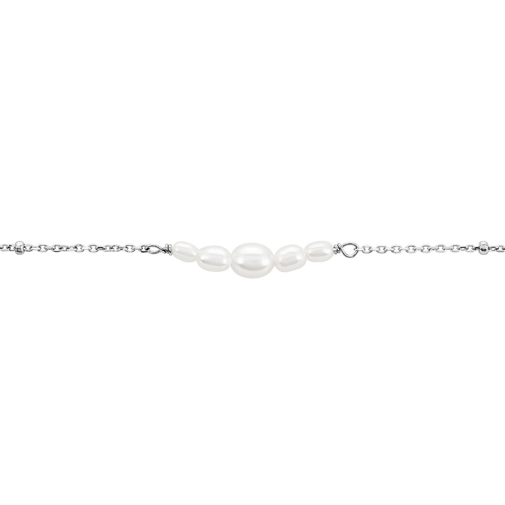 Bracelet Blaine Argent Blanc Perle De Culture - Bracelets Femme | Histoire d’Or