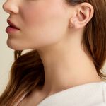 Boucles D'oreilles Puces Lorens Or Jaune Oxyde De Zirconium - Clous d'oreilles Femme | Histoire d&rsquo;Or