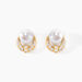 Boucles D'oreilles Puces Aloys Or Jaune Perle De Culture - Clous d'oreilles Femme | Histoire d’Or
