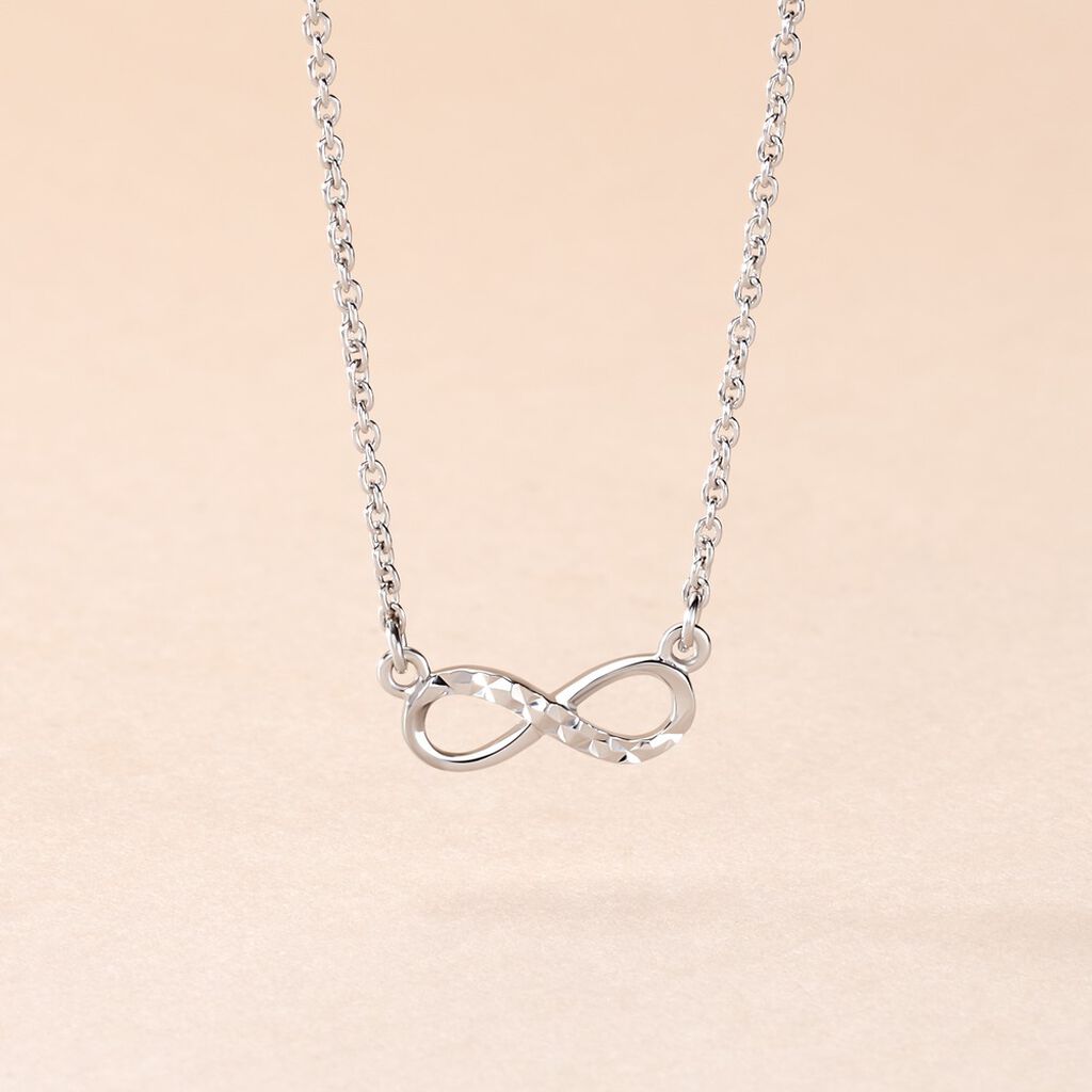 Collier Argent Blanc Teoxane - Colliers fantaisie Femme | Histoire d’Or