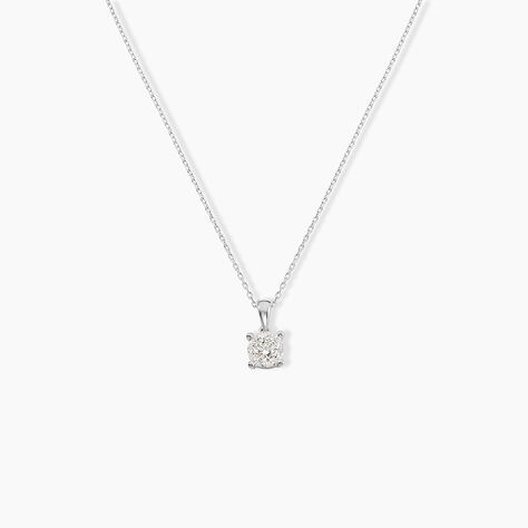 Collier Artemis Or Blanc Diamant - Colliers Femme | Histoire d&rsquo;Or