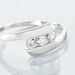 Bague Trilogie Or Blanc Diamant - Bagues avec pierre Femme | Histoire d’Or