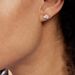 Boucles D'oreilles Puces Argent Blanc Dounyo Oxydes De Zirconium - Boucles d'oreilles fantaisie Femme | Histoire d’Or