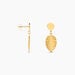 Boucles D'oreilles Pendantes Hristina Acier Jaune - Boucles d'oreilles fantaisie Femme | Histoire d’Or