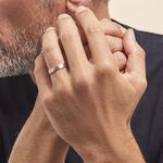 Alliance Markei Ruban Plat Or Bicolore - Alliances Unisex | Histoire d&rsquo;Or