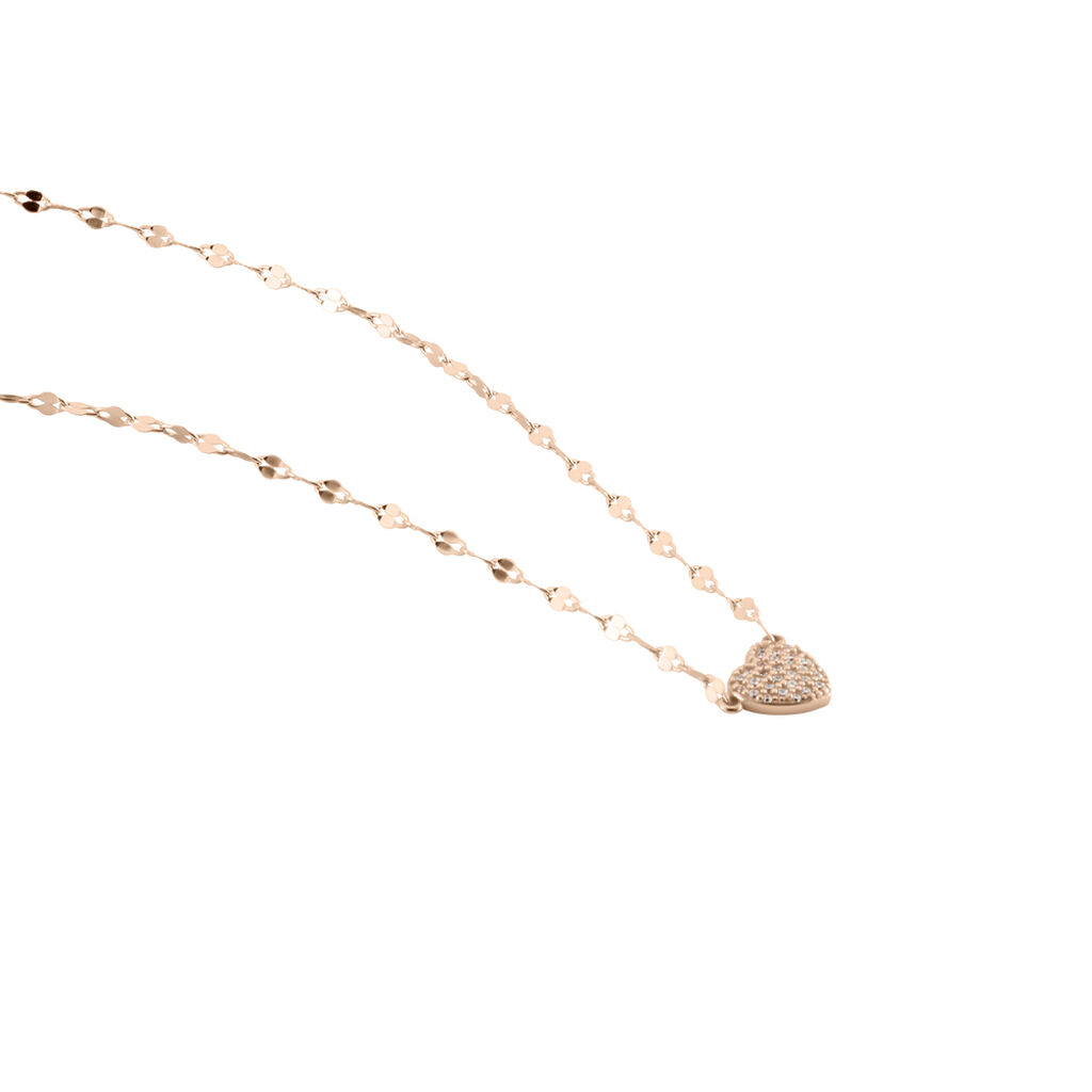 Collier Argent Rose Varinia Oxydes De Zirconium - Colliers fantaisie Femme | Histoire d’Or