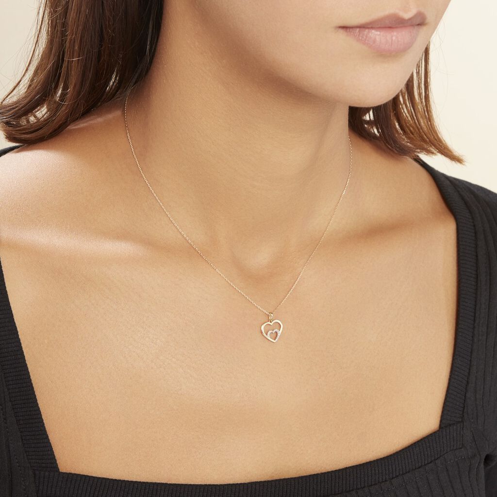 Collier Abeni Or Jaune Diamant - Colliers Femme | Histoire d’Or