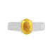 Bague Crista Or Blanc Citrine Et Diamant - Bagues solitaires Femme | Histoire d’Or