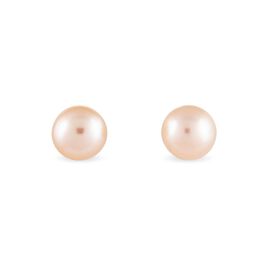 Boucles D'oreilles Puces Tiffanieae Or Jaune Perle De Culture - Clous d'oreilles Femme | Histoire d’Or