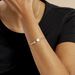 Bracelet Jonc Domitylle Argent Blanc Oxyde De Zirconium - Bracelets Coeur Femme | Histoire d’Or