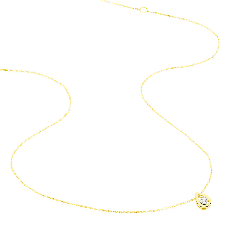 Collier Fidelia Or Jaune Diamant - Colliers Femme | Histoire d’Or
