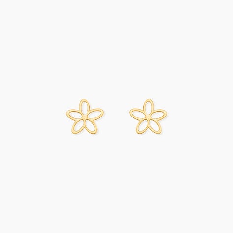 Boucles D'Oreilles Puces Barbie Or Jaune - Clous d'oreilles Femme | Histoire d&rsquo;Or