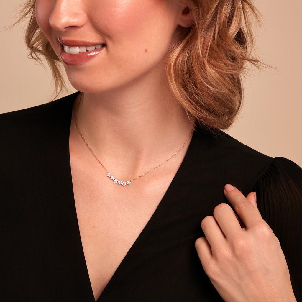 Collier Bedros Or Jaune Oxyde De Zirconium - Colliers Femme | Histoire d&rsquo;Or