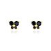 Boucles D'oreilles Puces Or Jaune Oxydes De Zirconium - Clous d'oreilles Femme | Histoire d’Or