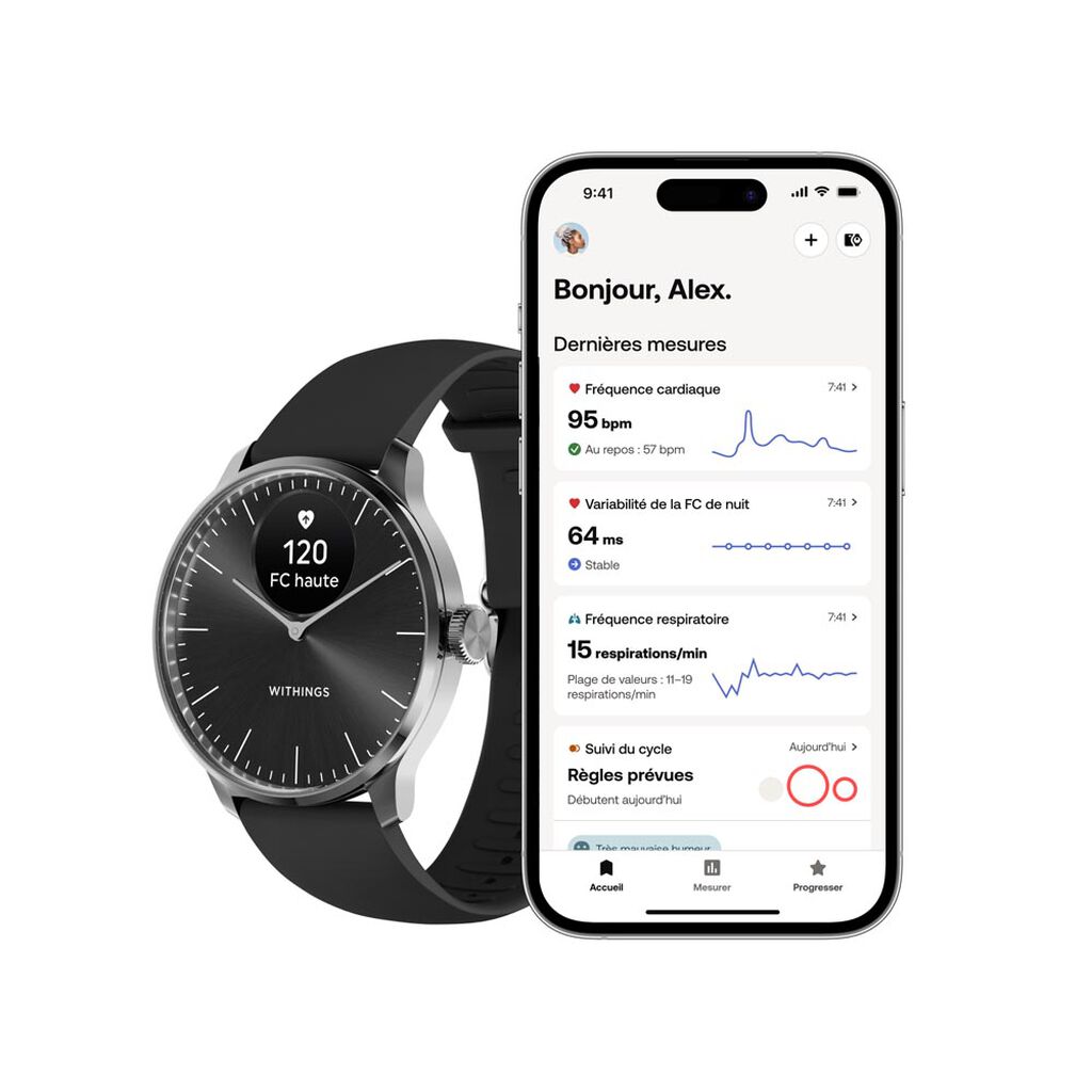 Montre Connectée Withings Scanwatch Light - Montres connectées Femme | Histoire d’Or