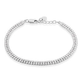 Bracelet Anthia Argent Blanc Oxyde De Zirconium - Bracelets Femme | Histoire d’Or