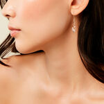 Boucles D'Oreilles Pendantes Suresh Or Jaune Oxyde De Zirconium - Boucles d'oreilles pendantes Femme | Histoire d&rsquo;Or