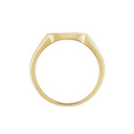 Chevali&egrave;re Plaqu&eacute; Or Khepri Oxyde De Zirconium - Bagues solitaires Homme | Histoire d&rsquo;Or