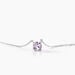 Collier Clair Or Blanc Amethyste - Colliers Femme | Histoire d’Or