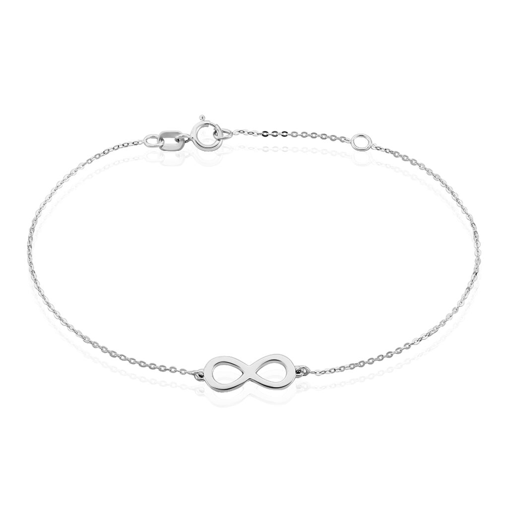 Bracelet Maryeme Infini Selectra Or Blanc