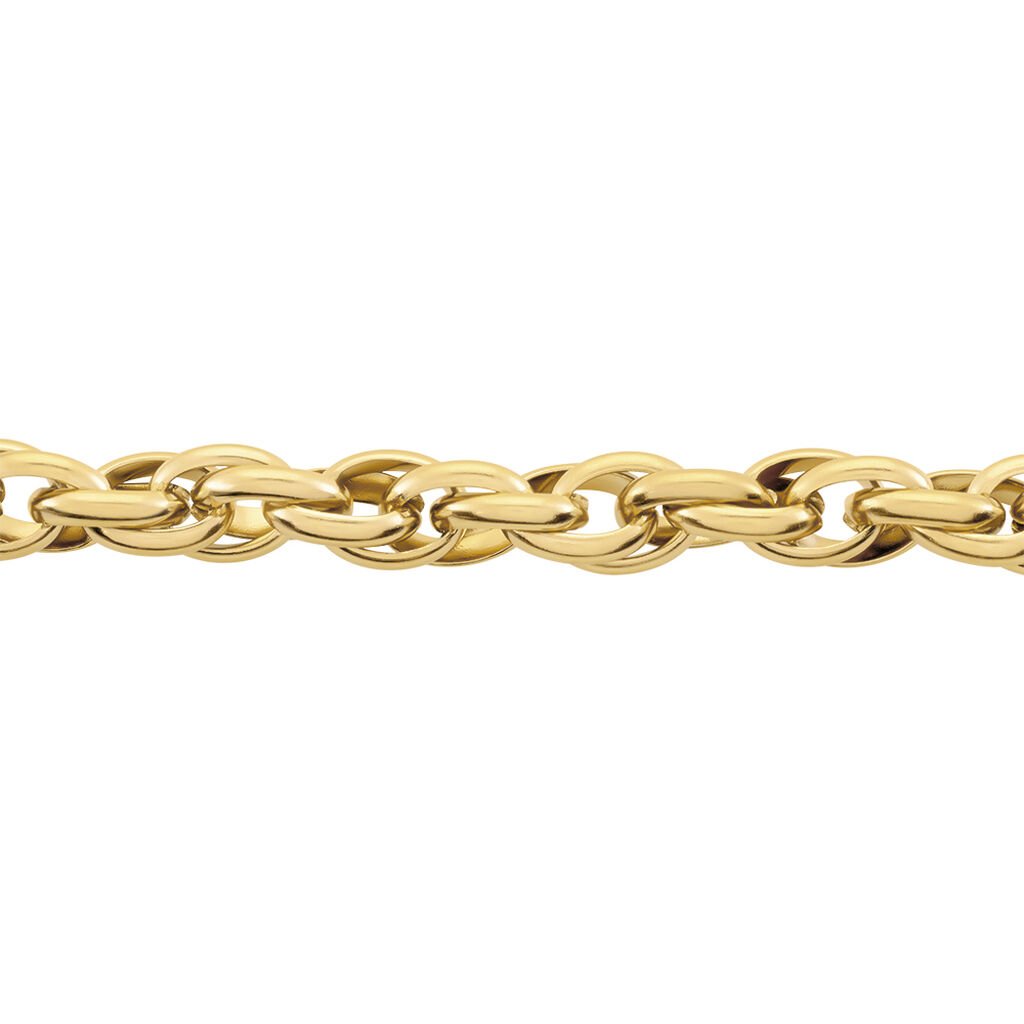 Bracelet Chaine Epaisse Acier Dore Dusty - Bracelets Femme | Histoire d’Or