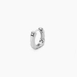 Cr&eacute;oles Echo Argent Blanc - Boucles d'oreilles cr&eacute;oles Homme | Histoire d&rsquo;Or